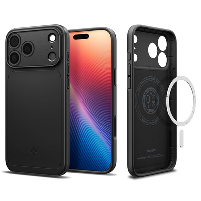 SPIGEN Thin Fit (MagFit) MagSafe Compatible for iPhone 17 Pro Case [Colour:Black]