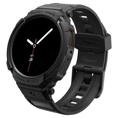 SPIGEN Rugged Armor Pro for Galaxy Watch 8 40mm Case [Colour:Black]