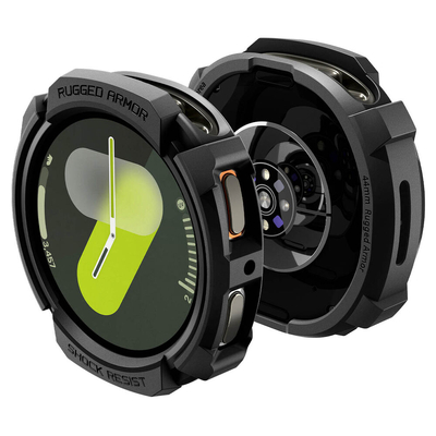 SPIGEN Rugged Armor for Galaxy Watch 8 44mm Case [Colour:Black]