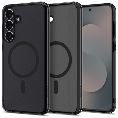 SPIGEN Ultra Hybrid (MagFit) MagSafe Compatible for Galaxy S25 FE Case [Colour:Frost Black Case / Graphite Ring]