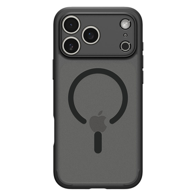 SPIGEN Ultra Hybrid (MagFit) MagSafe Compatible for iPhone 17 Pro Max Case [Colour:Frost Black Case/Graphite Ring]
