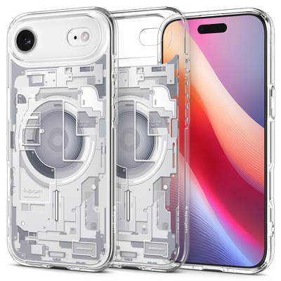 SPIGEN Ultra Hybrid Zero One (MagFit) MagSafe Compatible for iPhone 17 Air Case [Colour:Zero One White]