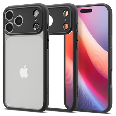 SPIGEN Ultra Hybrid for iPhone 17 Pro Case [Colour:Black]