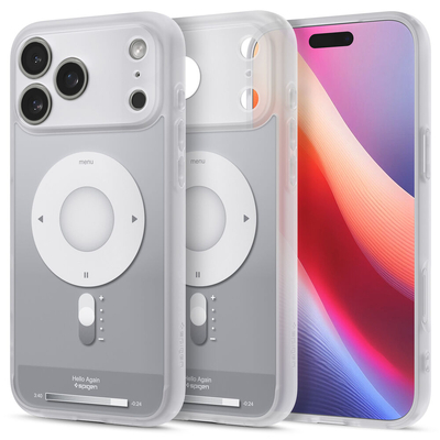 SPIGEN Ultra Hybrid (MagFit) MagSafe Compatible for iPhone 17 Pro Case [Colour:Classic Silver]