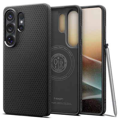 SPIGEN Liquid Air (MagFit) MagSafe Compatible for Galaxy S26 Ultra Case [Colour:Black]