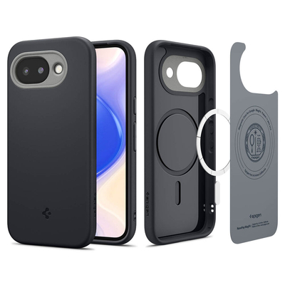 SPIGEN Nano Pop (MagFit) Compatible with Pixelsnap / MagSafe Accessories for Google Pixel 10a Case [Colour:Black Sesame]