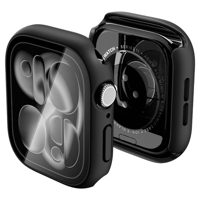 SPIGEN Thin Fit 360 Case with Screen Protector for Apple Watch Series 11/10 (46mm) [Colour:Black]