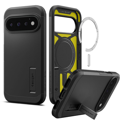 SPIGEN Tough Armor (Pixelsnap Ready) MagSafe Compatible for Google Pixel 11 Pro Case [Colour:Black]