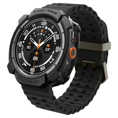 SPIGEN Rugged Armor for Galaxy Watch Ultra 2 47mm (2026) Case [Colour:Black]