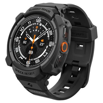 SPIGEN Rugged Armor Pro for Galaxy Watch Ultra 2 47mm (2026) Case [Colour:Black]