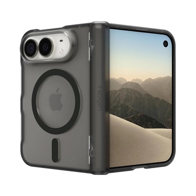 SPIGEN Ultra Hybrid Pro (MagFit) MagSafe Compatible for iPhone Duo Case [Colour:Frost Black]