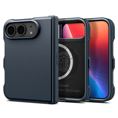 SPIGEN Tough Armor Pro (MagFit) MagSafe Compatible for iPhone Duo Case [Colour:Metal Slate]