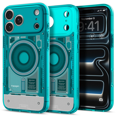 SPIGEN Ultra Hybrid C-One (MagFit) MagSafe Compatible for iPhone 17 Pro Max Case [Colour:Bondi Blue]