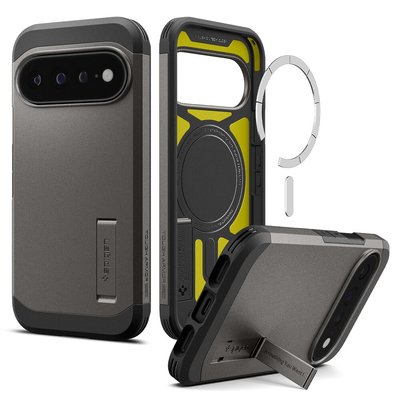 SPIGEN Tough Armor (Pixelsnap Ready) MagSafe Compatible for Google Pixel 11 Pro XL Case [Colour:Gunmetal]