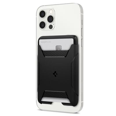 SPIGEN MagSafe Card Holder Rugged Armor (MagFit) Case for MagSafe Case / iPhone [Colour:Black]