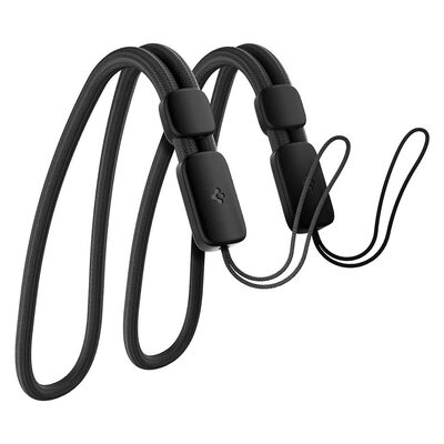 SPIGEN Wrist Strap 2PCS for Universal Phone Case AirPods Pro 2 [Colour:Dark Black]