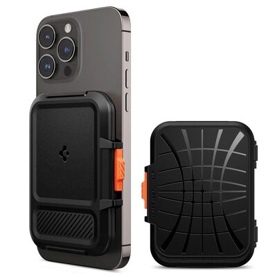 SPIGEN MagSafe Lock Fit Wallet Card Holder (MagFit) for MagSafe Case / iPhone [Colour:Black]