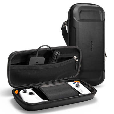 SPIGEN Rugged Armor Pro for ROG Ally 2023 / ROG Ally X 2024 / MSI Claw A1M Pouch Bag [Colour:Black]