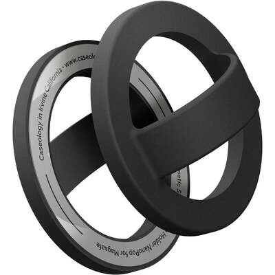 Caseology by SPIGEN MagSafe Nano Pop Silicone Phone Holder for MagSafe Case / iPhone [Colour:Black Sesame]