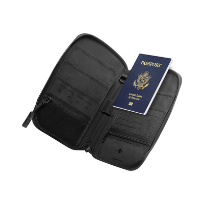 SPIGEN Klasden Passport Organizer KD500 for Universal Pouch [Colour:Black]