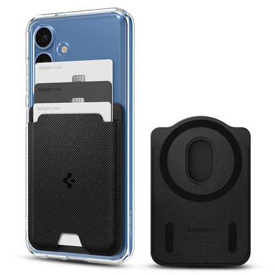 SPIGEN Urban Fit (MagFit) MagSafe Compatible for Galaxy S25 Series/S24 FE/Plus/Ultra/S23 FE/Pixel MagSafe Case/iPhone Card Holder [Colour:Black]