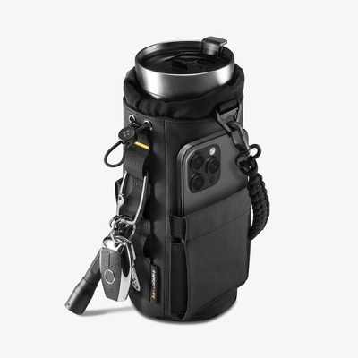 SPIGEN Tumbler Bag LF500 for Universal Bottle Holder [Colour:Black]