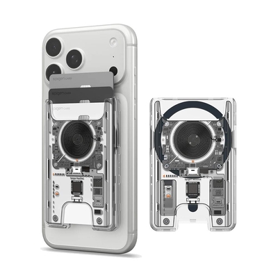 SPIGEN Ultra Hybrid (MagFit) MagSafe Compatible for MagSafe / iPhone / Pixelsnap Card Holder Wallet [Colour:Neo One]