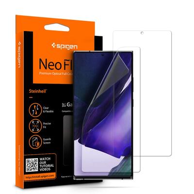 Genuine SPIGEN Neo Flex Clear Film for Samsung Galaxy Note 20 Ultra Screen Protector 2Pcs/Pack [Colour:Clear]