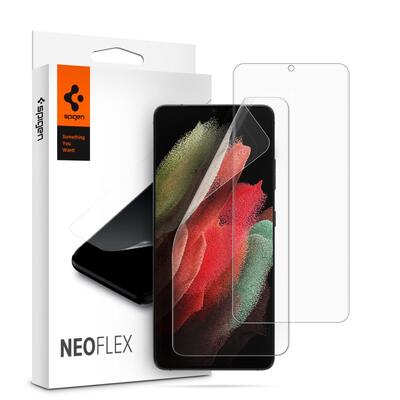 SPIGEN Neo Flex 2PCS Screen Protector for Galaxy S21 Ultra [Colour:Clear]