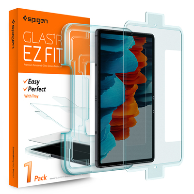 Genuine SPIGEN Glas.tR EZ Fit Tempered Glass for Samsung Galaxy Tab S8 / S7 / Tab S7 5G 11.0 Screen Protector 1 Pc/Pack [Colour:Clear]