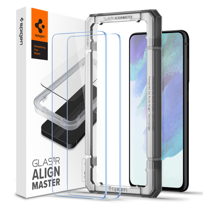 SPIGEN GLAS.tR AlignMaster 2PCS Glass Screen Protector for Galaxy S21 FE /5G [Colour:Clear]