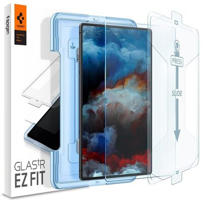 SPIGEN GLAS.tR EZ Fit Glass Screen Protector for Galaxy Tab S8 Ultra 14.6 [Colour:Clear]