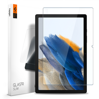 SPIGEN GLAS.tR Slim Glass Screen Protector for Galaxy Tab A8 10.5" [Colour:Clear]