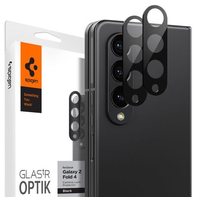 SPIGEN GLAS.tR Optik Lens Protector 2PCS for Galaxy Z Fold 4 [Colour:Black]