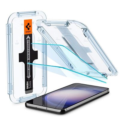 SPIGEN GLAS.tR EZ Fit 2PCS Glass Screen Protector for Galaxy S23 Plus [Colour:Clear]