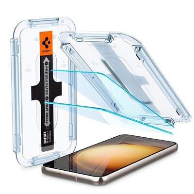 SPIGEN GLAS.tR EZ Fit 2PCS Glass Screen Protector for Galaxy S23 [Colour:Clear]