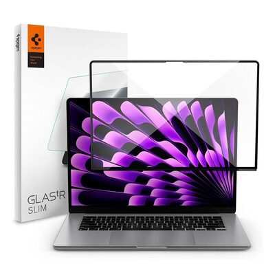 SPIGEN GLAS.tR Slim Glass for MacBook Air 15-inch M4/M3/M2 (2025/2024/2023) Screen Protector [Colour:Clear]