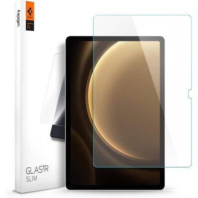SPIGEN GLAS.tR Slim Glass for Galaxy Tab S10 FE / S9 FE / S9 Screen Protector [Colour:Clear]