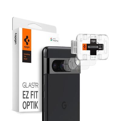 SPIGEN Glas.tR EZ Fit Optik 2PCS Glass Lens Protector for Google Pixel 8 Pro [Colour:Clear]