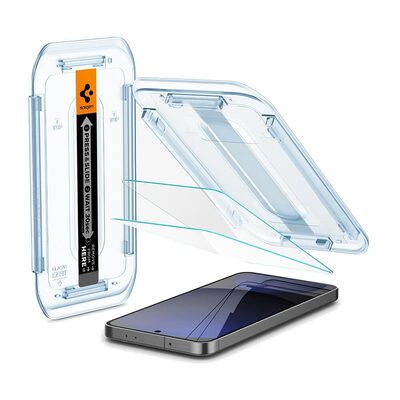 SPIGEN GLAS.tR EZ Fit 2 Pcs for Galaxy A56 5G / S24 FE Screen Protector [Colour:Clear]