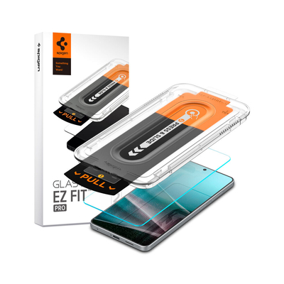 SPIGEN GLAS.tR EZ Fit Pro HD Glass for Galaxy S25 Edge Screen Protector [Colour:Clear]
