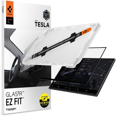 SPIGEN GLAS.tR EZ Fit Anti-Glare Glass for Tesla Model Y Premium / Performance / Y L 2026 16" Screen Protector [Colour:Black]
