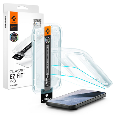 SPIGEN Glas.tR EZ Fit Pro 2PCS for Google Pixel 11 / 11 Pro Glass Screen Protector [Colour:Clear]