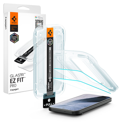 SPIGEN Glas.tR EZ Fit Pro 2PCS for Google Pixel 11 Pro XL Glass Screen Protector [Colour:Clear]