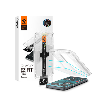 SPIGEN Glas.tR EZ Fit Pro 2PCS for Nothing Phone (4a) Pro Screen Protector [Colour:Clear]