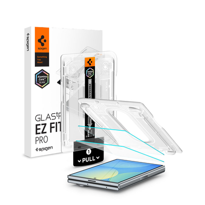 SPIGEN GLAS.tR EZ Fit Pro 2PCS Glass for Galaxy Z Fold 8 Screen Protector [Colour:Clear]