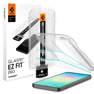 SPIGEN Glas.tR EZ Fit Pro 2PCS for Galaxy A27 5G Screen Protector [Colour:Clear]