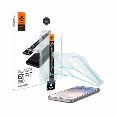 SPIGEN GLAS.tR EZ Fit Pro 2PCS Glass for Galaxy S26 FE Screen Protector [Colour:Clear]