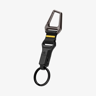 SPIGEN Carabiner With Magnetic Keyring for Universal [Colour:Black]