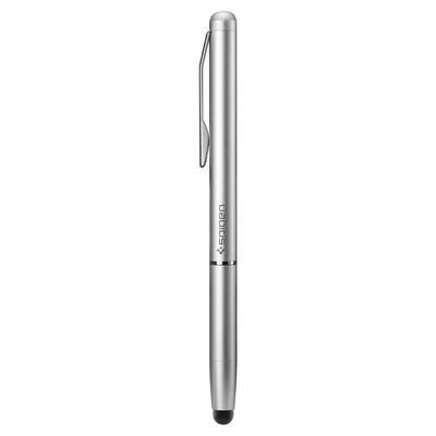 Genuine SPIGEN Capacitive Touch Screen Stylus Pen for iPhone iPad Galaxy Tablet [Colour:Silver]